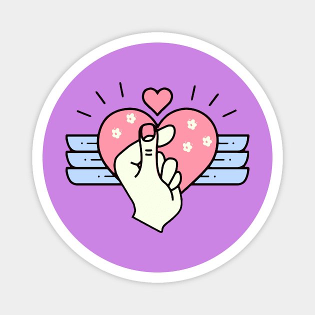 Romantic Love Sign Magnet by giantplayful